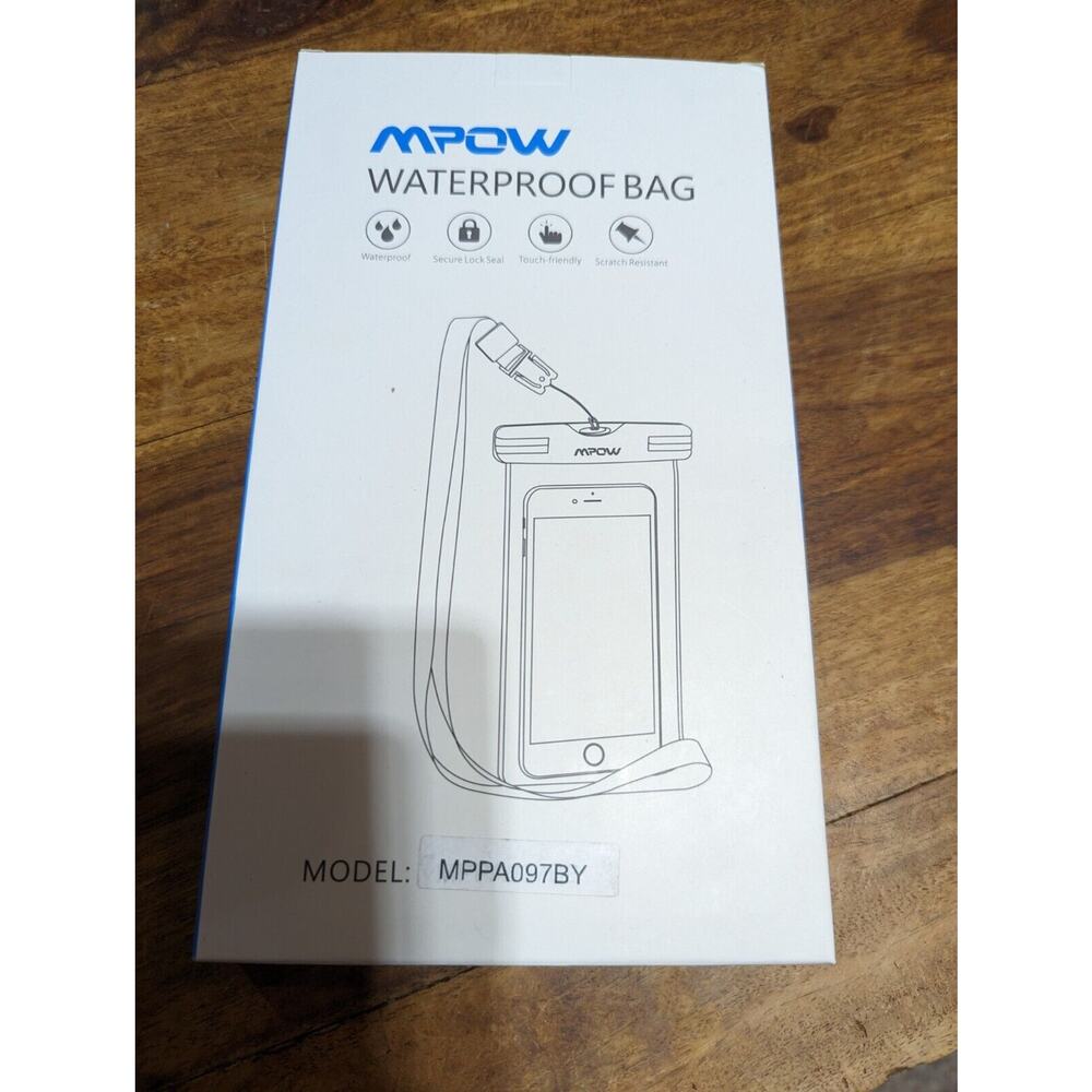 2-Pack Mpow Universal Waterproof Case Phone Pouch Dry Bag for iPhone Samsung